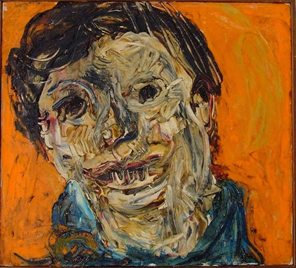 Brewton orange self-portrait