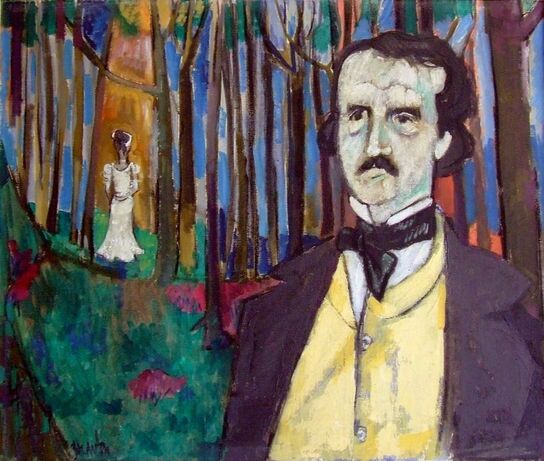 Jim Brewton's portrait of Edgar Allan Poe